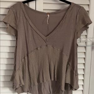 Free people tan top